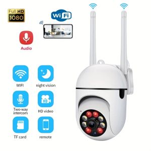 Caméras 1080p WiFi Camera Home Security Motion Tracking Baby Monitor With Color Night Vision Motion Detection Camera Camera Indoor VI365 App