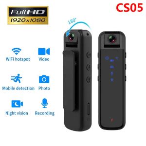 Cámaras 128 GB WiFi Hotspot Sport Mini Body Camera HD 1080p DV DVR DVR Video magnético Sensor de movimiento de movimiento de voz de voz 864G Vista