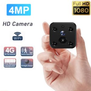 Camera's 2K 4G Sim Card WiFi Mini IP -camera met batterijvideo Record IR Night Vision Surveillance Security CCTV Micro Camcorder IP CAM