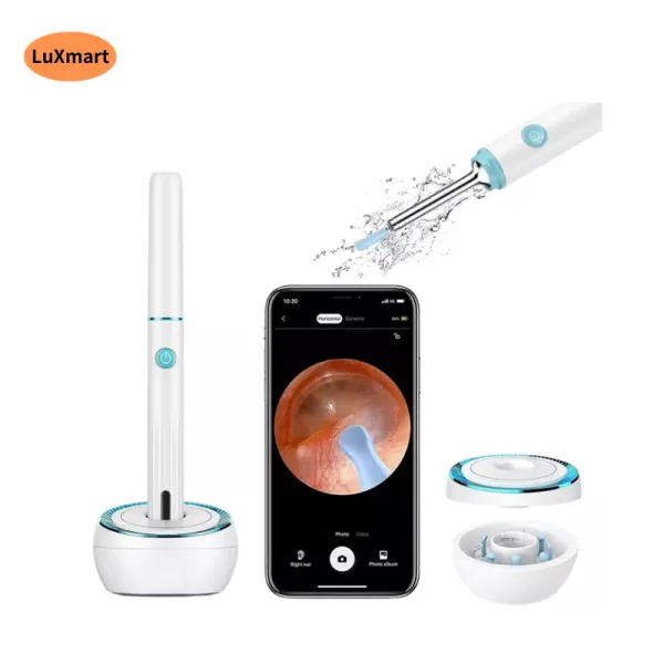 Caméras 3,9 mm wifi otoscope caméra oreille 1080p HD Wireless Eart Scope avec 6 lumières LED pour prendre en charge Android et iPhone