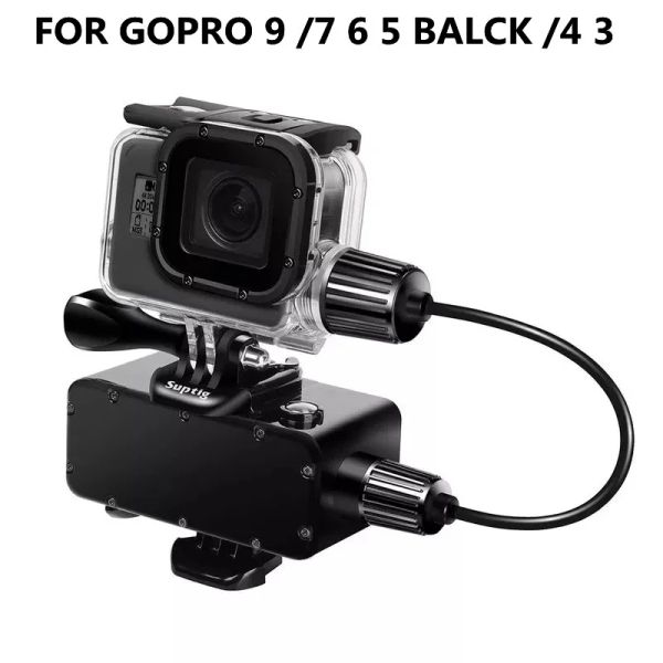 Cameras 30m étanche 5200mAh Banque de batterie externe externe pour GoPro Hero 7/6/5/4/3 + Xiaomi Yi 4k SJCAM ACCESSOIRES CAMER