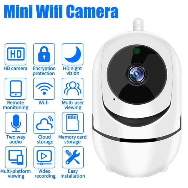 Caméras 360eyes hd 720p wifi caméra ip caméra de surveillance de sécurité à domicile intérieur