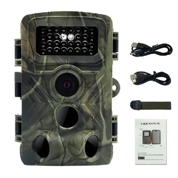 Caméras 36MP 1080p IP66 Caméra de chasse à la chasse Caméra à la faune de chasse Amérique de jeu Activé de sécurité Activé