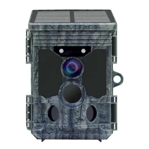 Cameras 4K 46MP WiFi Vision Night Vision Wild Game Trail Camera, Pièges de caméra à énergie solaire pour la chasse et la sécurité du jardin à domicile