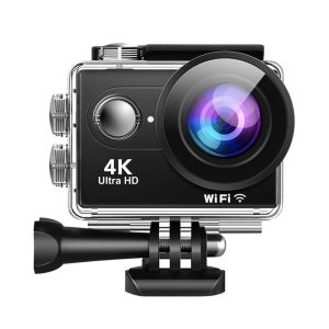 Cameras 4k 60 ips WiFi Action Camera Ultra HD Imperproofule Underwater Eis Antichelake Sports Cam Video Enregistrement pour la plongée en plein air