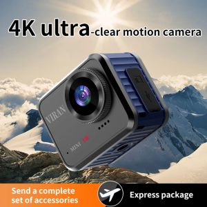 Cameras 4K 60fps WiFi Mini Action Caméra Caméra sport imperméable de 160 °