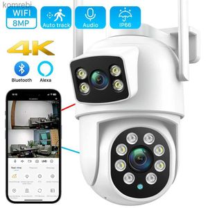 Camera's 4K 8MP WiFi Camera Lens Screen 4x Digitale Zoom IP-camera 4MP High-Definition Automatic Tracking Outdoor Monitoring ICSEE-toepassing C240412
