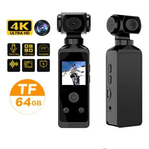 Caméras 4K Action Caméra WiFi Cam de poche portable avec une caméra sous-marine imperméable de 1,3 