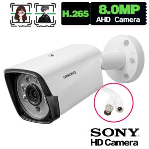 Camera's 4K Analog HD Video Surveillance Camera Outdoor Face Recognition AHD CCTV Security Camera BNC 8MP H.265 Xmeye Monitoring CAM 5MP