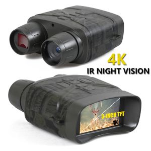 Cameras Dispositif de vision nocturne binoculaire HD HD 36MP 5x Zoom numérique High Binoculars Infrarouge Optics NV Hunting Camera