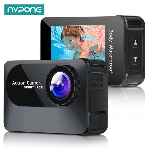 Caméras 4k ultra hd wifi action caméra caméra sport caméra de 2,0 pouces Écran 10m 150d corps en sous-marine