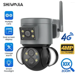 Caméras 4MP HD 2,9 mm 16 mm 8 mm Protection de sécurité extérieure Surveillance Deux voies Audio Vidéo CCTV Cam 30M