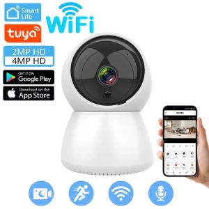 Caméras 4MP Tuya Smart Mini WiFi IP IP INDOOR HD CAME Suivi Auto Sécurité sans fil Home Surveillance Alertes Baby Monitor Vision nocturne