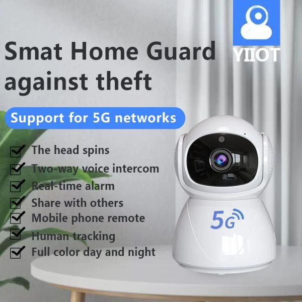 Caméras de surveillance des caméras 5G 1080p Network Home Monitor WiFi Dualband Wireless Outdoor Suppeillance Camera