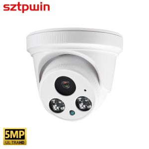 Camera's 5MP 3MP Dome Poe IP -camera H.265 1080P CCTV Onvif Face Detectie voor NVR Systeem Binnenhuisbeveiliging Beveiliging