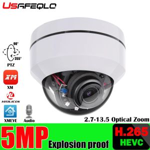 Cameras 5MP 8MP 5x PTZ Speed Dome Poe IP Camera 2,7mm13,5 mm Surveillance de sécurité CCTV IR P2P PLIGPLAY XMEYE APPLOC