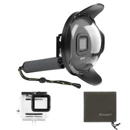 Cameras 6 "Hood Dome Lens for GoPro Hero 7 Black / 6 5 (2018) Action Caméras sous-marine Plongée avec boîtier de boîtier étanche