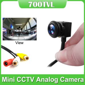 Cameras 700TVL COLOR FISHEYE Wide angle de sécurité Caméra de sécurité analogique mini CCTV Caméras