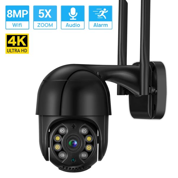 Cameras 8MP 4K HD PTZ Camera 5MP WiFi IP Surveillance Camera H.265 1080p Outdoor Security Sécurité CCTV CAME XMEYE Cloud ICSEE