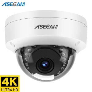 Cameras 8MP 4K POE IP CAMERIE IK10 EXPOSION EXPOSION H.265 ONVIF METAL DOME CCTV Sécurité Protection vidéo 4MP