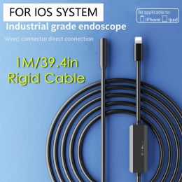 Cámaras 960p Cámara de endoscopio de lente única iOS Mini Inspección Endoscópica 1M Endoscopio de cámara rígida para teléfonos inteligentes iOS iPhone