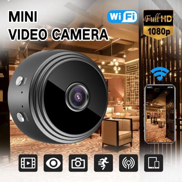 Cameras A9 Mini Camera 1080p IP CAME CAME SMART HOME SECURITÉ MAGNÉTIQUE MINI SANS CAMCORDER CAME CAME WIFI CAMER
