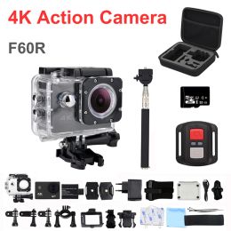 Cameras Action Camera 4K Ultra HD WiFi Camcorders avec télécommande 16MP Deportiva 2 pouces APACRATION SPORTS IMPHERPOR