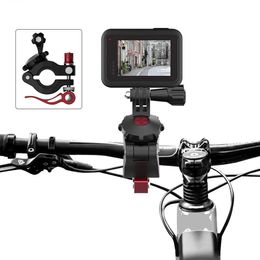 Caméras Caméra d'action Support de montage de vélo Pince pour DJI OSMO Action Pocket 2 Gopro 9 8 7 Insta360 ONE Guidon de vélo Accessoires stables