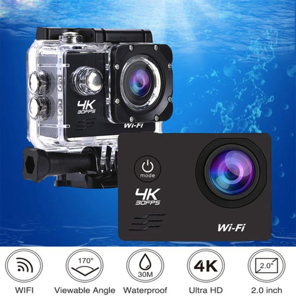 Cameras Action Camera Ultra HD 4K 16.0MP WiFi 2.0 