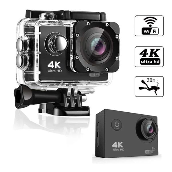 Cameras Action Camera Ultra HD 4k / 30fps WiFi 2.0 