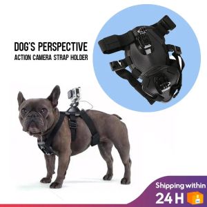 Cameras Ajustement de la sangle de chien A réglable pour GoPro Hero 10 9 8 HORNESS DORN MONTRE CEINTURE DE PORT