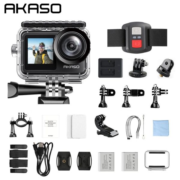Cameras Akaso Action Camera Brave 7 LE 4K30FPS 20MP 4K Sports Caméra étanché