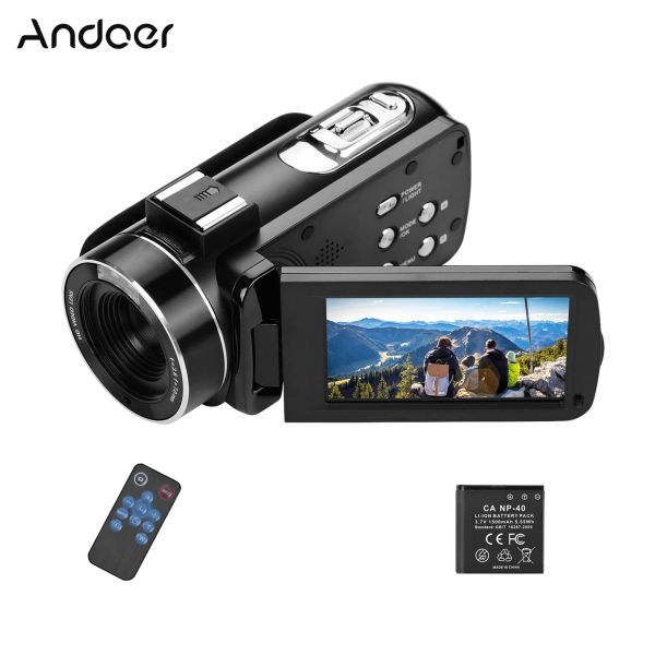 Cameras Andoer 4K Ultra HD Handheld DV Professional Digital Video Camera CMOS CAMCROCGER CAMER