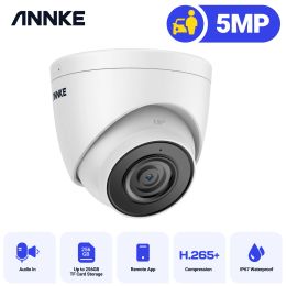Camera's Annke Smart Home 8MP 5MP IP Camera Outdoor Indoor 4K Poe beveiligingscamera's Poe Surveillance Camera's TF -kaartondersteuning met audio in
