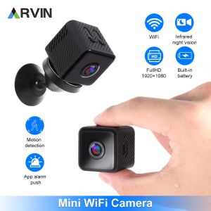 Cameras Arvin Wireless Camera Mini Cam WiFi HD 1080p Home Vision Vision Motion Détection vidéo Recorder Camcorders