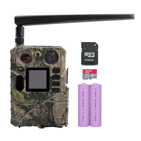 Cameras BOLY BG710MFP Batteries TF Carte TF Inclus Caméra de chasse sans fil 4G 940 nm Black IR Vision Night Vision Invisible Trail Wild Camera