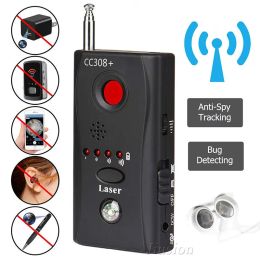 Camera's CC308+ Mini Anti Candid Camera Detector Antispy Hidden Camera Laser Audio Signal Bug Small FullRange WiFi RF GSM Device Finder