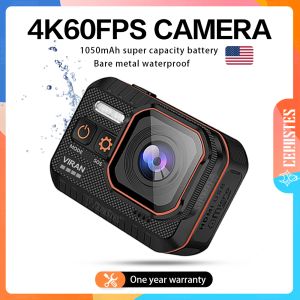 Caméras Cerastes Action Camera 4k60fps avec écran de télécommande étanche à la caméra sport