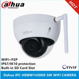 Caméras dahua ipchdbw1430desw 4MP ip caméra IR30m ip67 ik10 intégration de la carte SD réseau