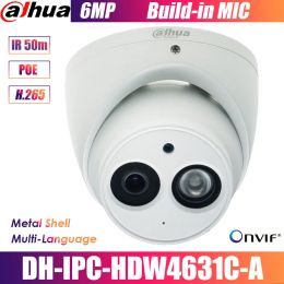 Cameras Dahua Version multilingue IPCHDW4631CA 6MP Réseau IP Camera POE CCTV SECURIT
