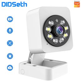 Caméras Didseth 5MP mini caméra Tuya Smart Home Security Pir Motion Human Detection IP Camera WiFi CCTV SURVEILLANCE CAME
