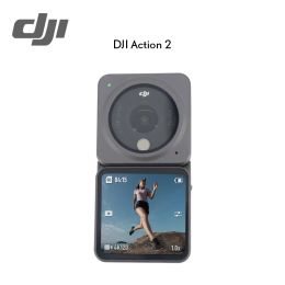 Cámaras DJI Action 2 Combo de doble pantalla portátil portátil 4k 120 fps súper ancho fov horizonsteady 10m impermeable 100% original