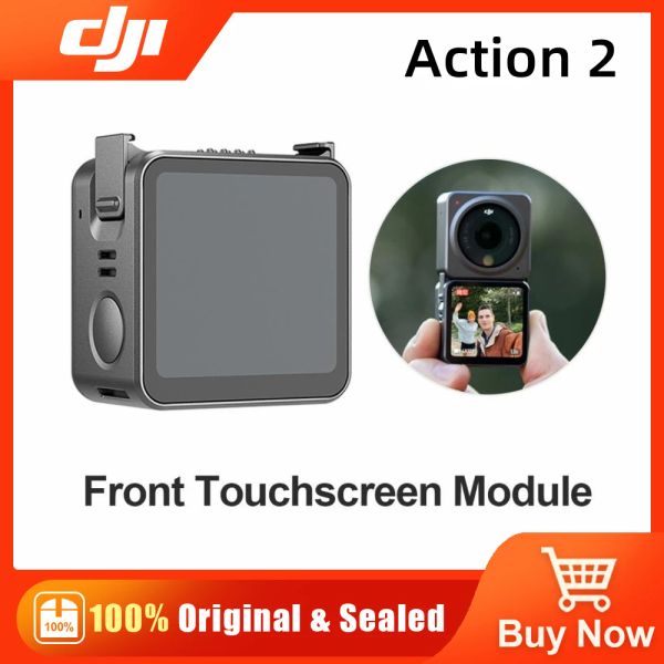 Cameras DJI Action 2 Module tactile avant Action Accessoires de caméra MAX 160 minutes Offrez des écrans tactiles à double oled 4MIC Matrix stéréo