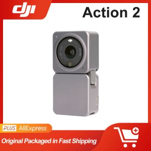 Cámaras DJI OSMO Action 2 Combo de doble pantalla 4K 120fps Cámara Super Wide Fov Portable y portátil Design Magnetic Magnetic Camera original