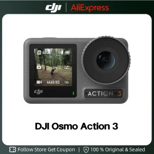 Camera's DJI Osmo Action 3 4K/120fps Superwide FOV Cold Resistant Longlasting Dual TouchScreens gloednieuw