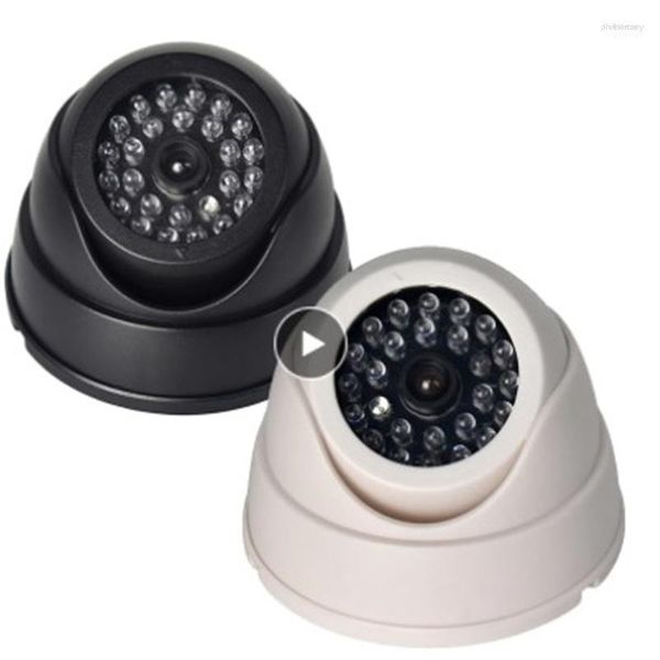 Caméras dôme factice fausse caméra de sécurité CCTV IR LED Simulation de lumière rouge avec 30pc faux LEDIP IPIP IP Roge22 Line22