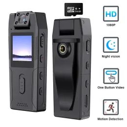 Camera's DV3 Volledige 1080p HD Mini Camera 1250mAh Camcorder Body Camcorder Kleine 180 ° Wijd Hoek Roterende Bike Camera Sport DV CAR DVR Webc