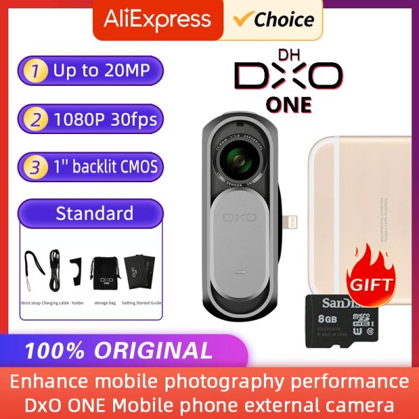Caméras dxo one caméra de téléphone externe mobile Caméra portable HD appropriée pour iPhone, tablette iPad, appareil photo numérique HighDefinition