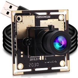 Cameras ELP 5MP Module de caméra OV5640 Haute résolution UVC Surveillance USB webcam Board pour la vision machine, Sécurité ATM, kiosque