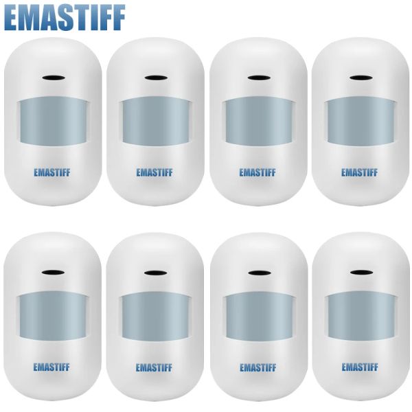 Cameras Emastiff PIR Motion Sensor Detector 433MHz EV1527 pour TUYA WiFi Home Système d'alarme GSM Détecteur de mouvement infrarouge sans fil